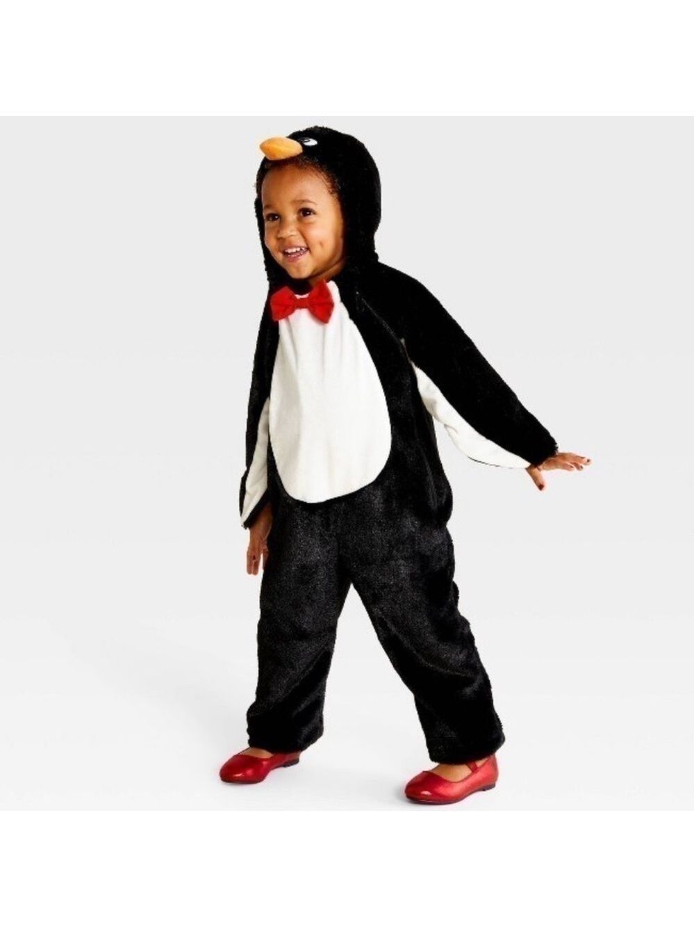 KIDS Boy Girl Toddler Penguin Halloween Costume Jumpsuit Hyde EEK 4-5T Used